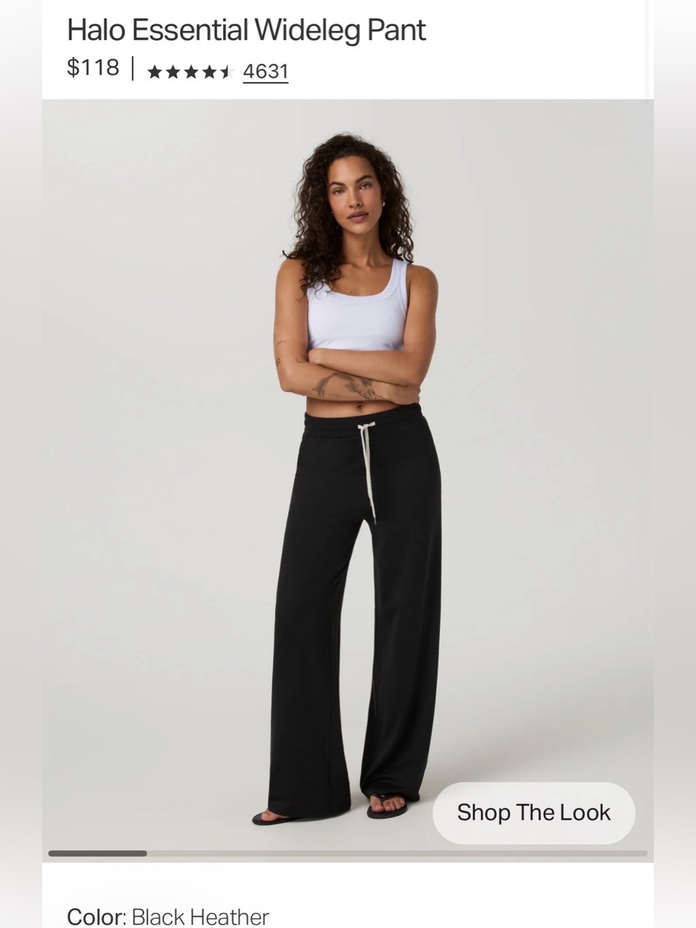 Vuori Halo Wide Leg Pant